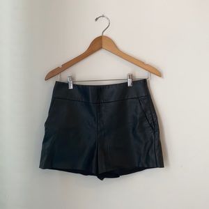 Express Black Minus The Leather Shorts